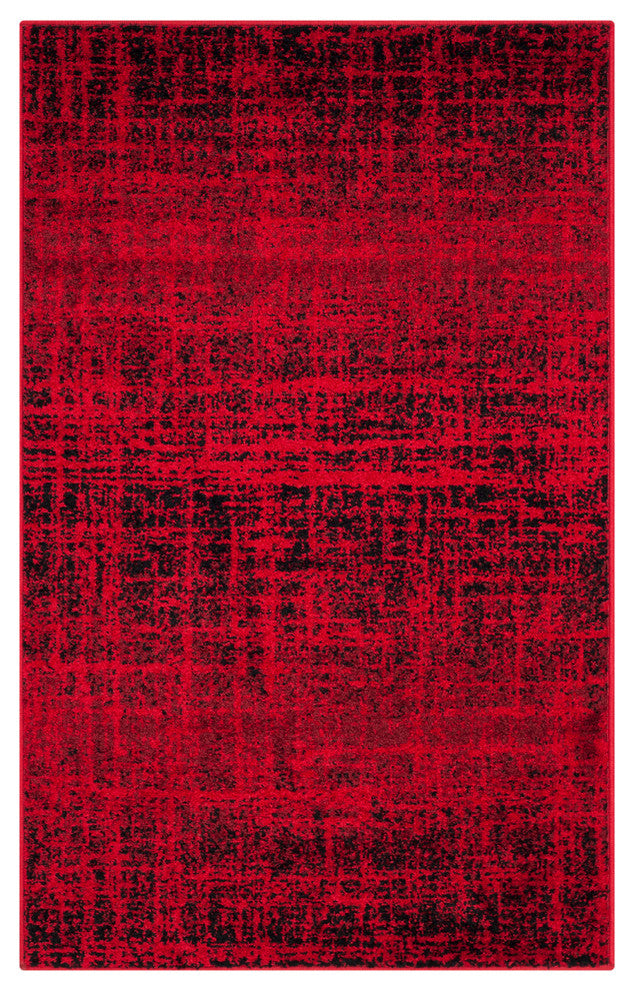 Safavieh Adirondack Collection, ADR116 Rug, Red/Black, 5'1"x7'6"