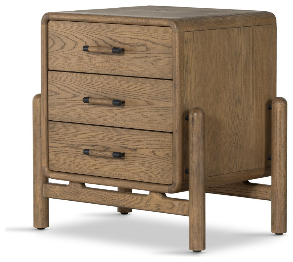 Caroline Nightstand-Smoked Oak