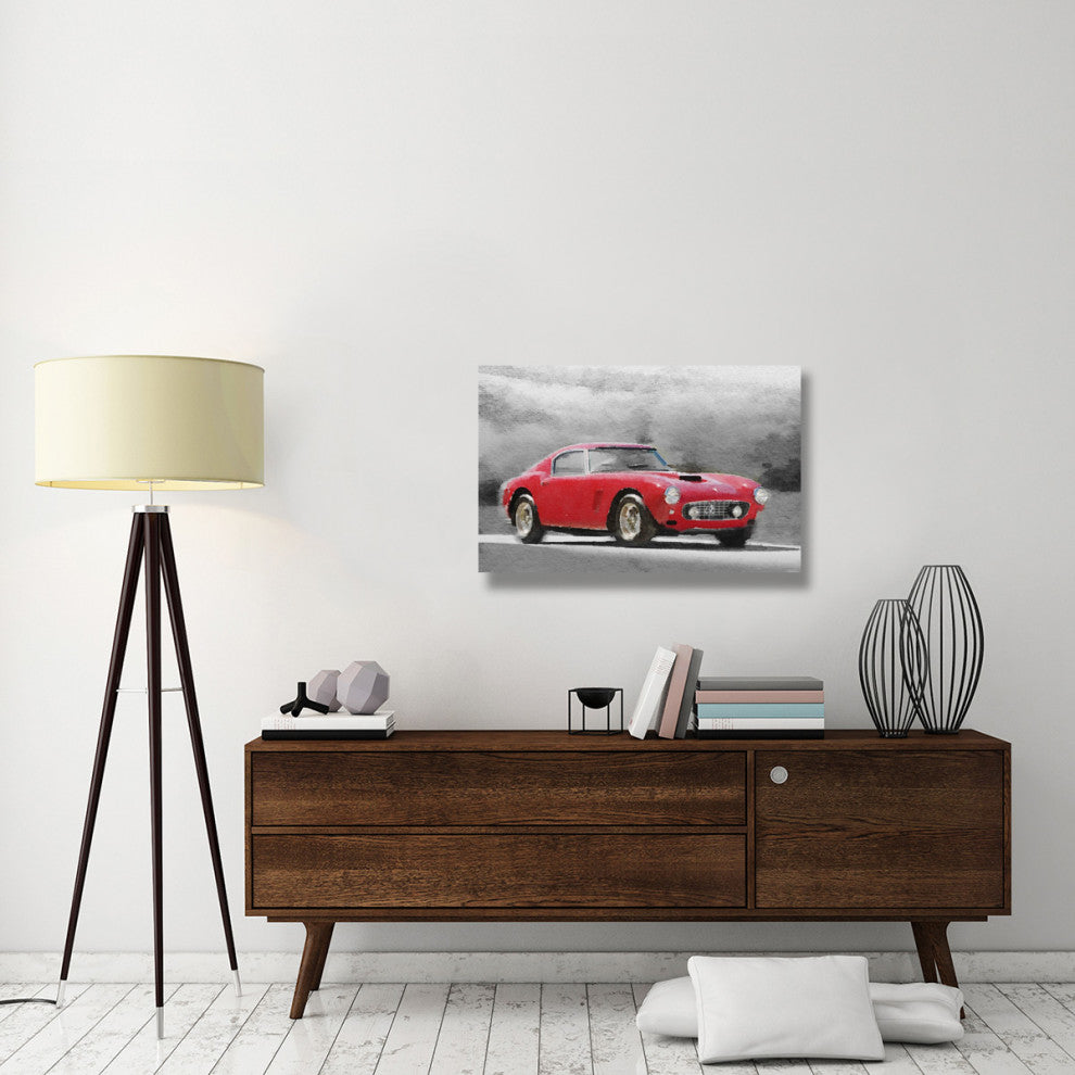 "1960 Ferrari 250 GT SWB Watercolor" Fine Art Print