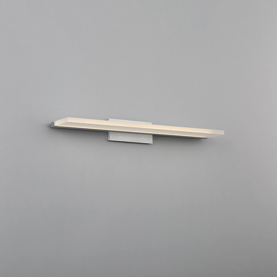 WAC Lighting Level 24"LED Bath Vanity & Wall Light in Brushed Aluminum