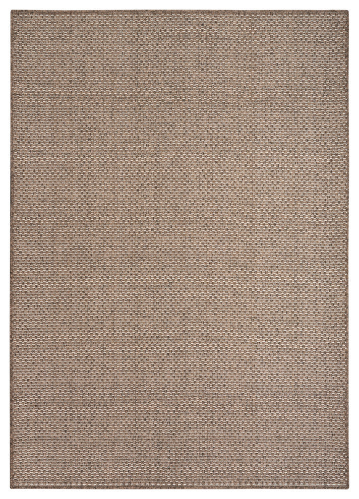 Nourison Tulum 4' x 6' Brown Outdoor Rug