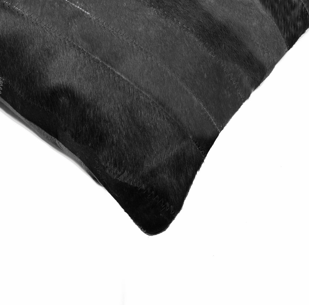 Torino Madrid Pillow 12"x20", Black
