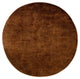 Overdyed One-of-a-Kind Hand-Knotted Area Rug Brown, 8' 1" x 8' 1"