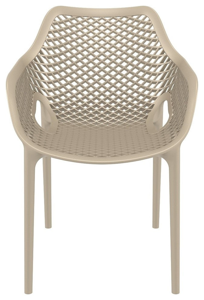 Compamia Air Dining Armchair, Set of 2, Taupe