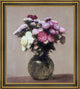 Henri FantinLatour Daisies Framed Premium Canvas Print, 20"x25"