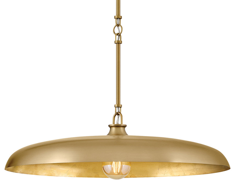 Hinkley Sadie Medium Dome Chandelier, Lacquered Brass