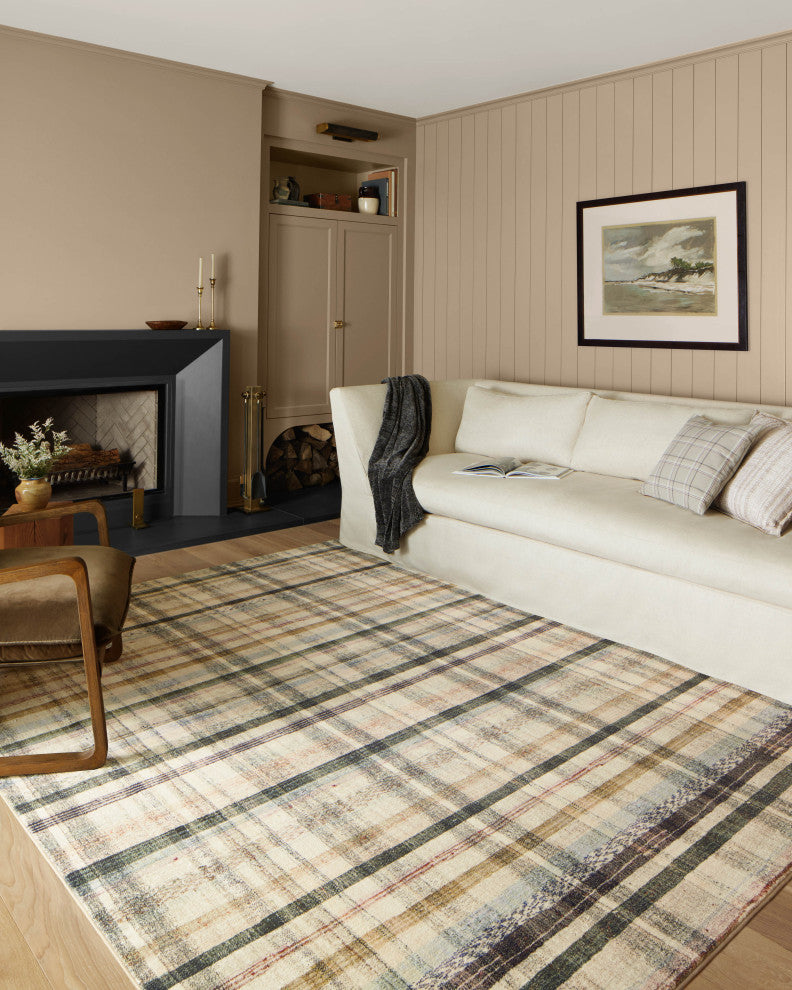 Chris Loves Julia x Loloi Humphrey Ivory / Multi 5'-0" x 7'-0" Area Rug