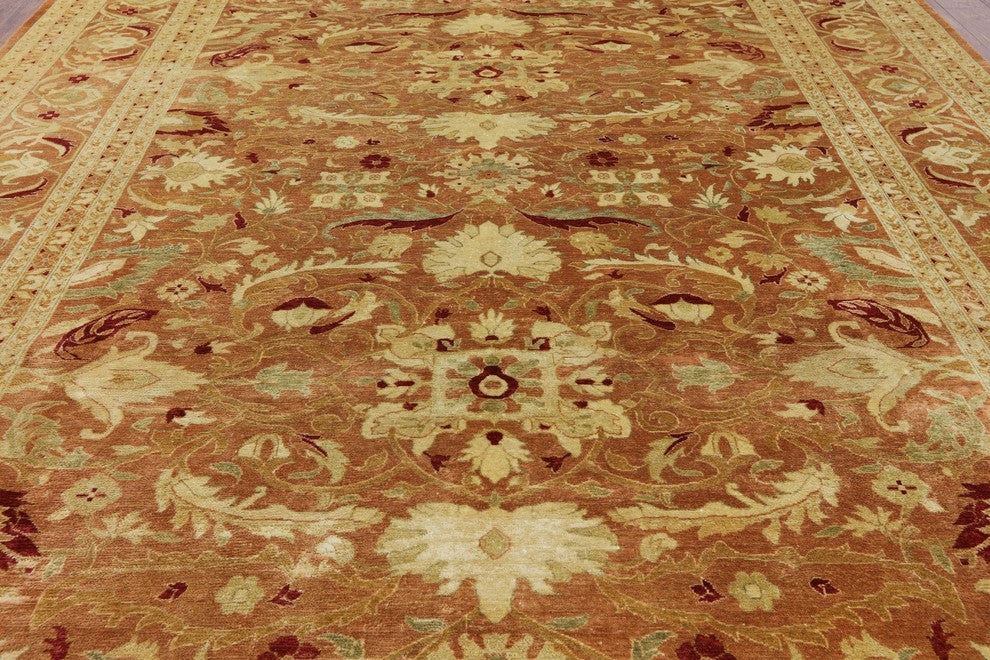 Peshawar Oriental Wool Area Rug 9'x12', P2599