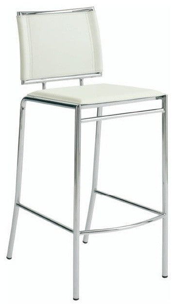 Leone Counter Stool by Nuevo Living, White