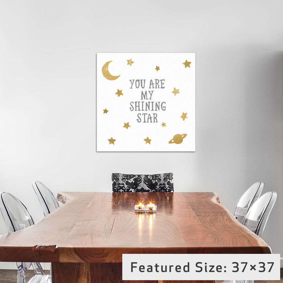 "Shining Star" by All That Glitters, 18x18x1.5