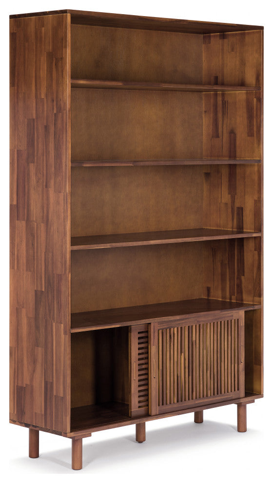 Mosaic Bookcase with Cabinet