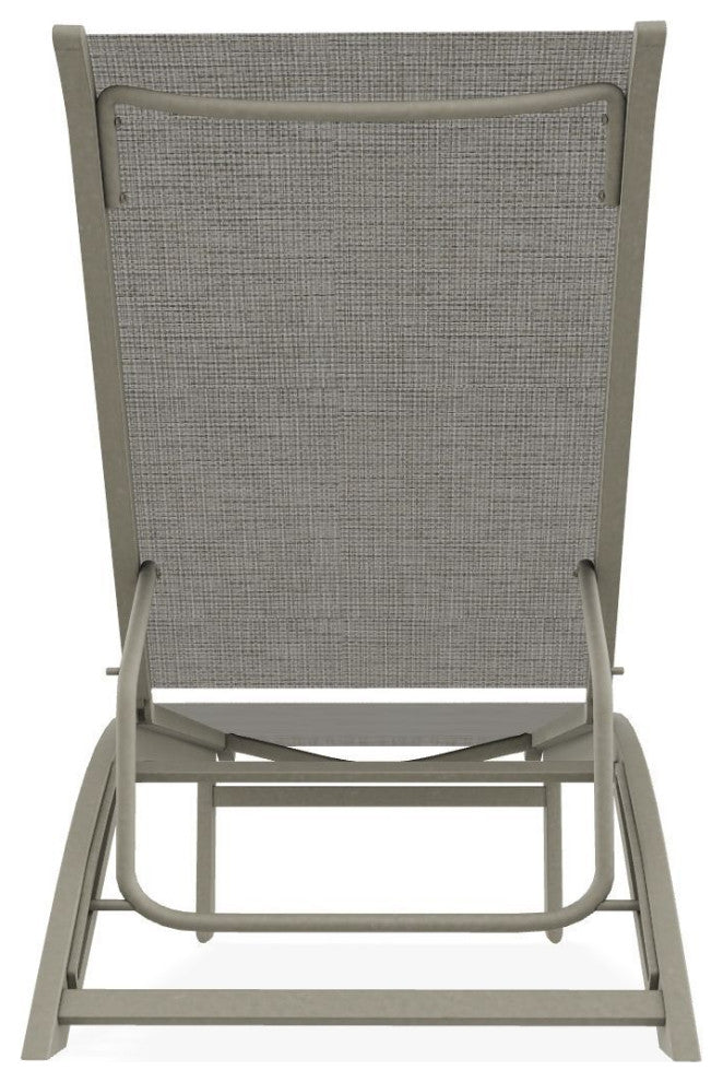 Kendall Sling Stackable Outdoor Chaise Lounge, Burke/Storm
