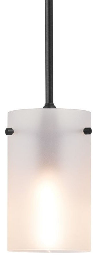 Effimero 1-Light Stem Hung Pendant Lamp, Medium, Black