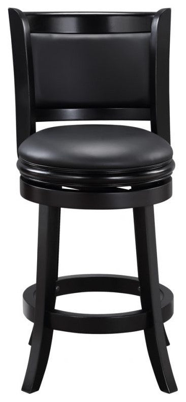 Augusta Swivel Counter Stool, Black