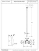 Toilet Kit - 5/8" Od X 3/8" Od X 20" Flat Head In Oil Rubbed Bronze, Powder Coated Flat Black