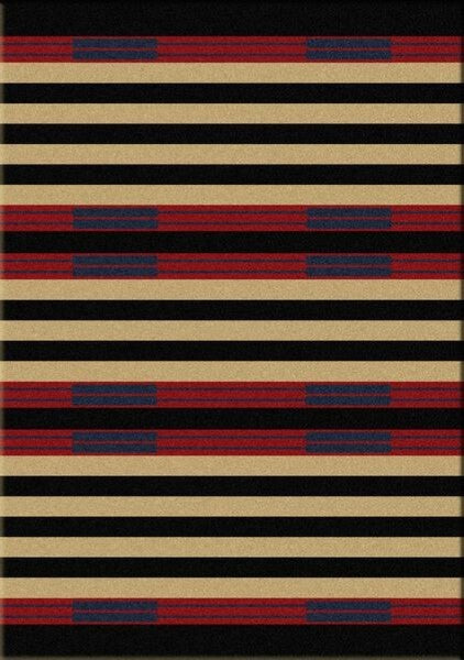 Chief Stripe Rug, Red, 5'x8', Rectangle