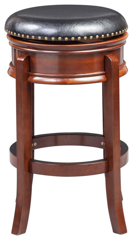 29" Hamilton Swivel Stool, Cherry