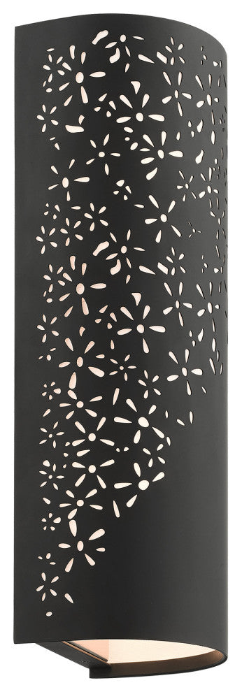 Black Stylish, Transitional, Intricate, Urban Sconce