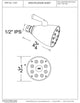 8-Jet Adjustable Shower Head In Polished Brass, Polished Nickel