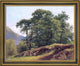 Ivan Ivanovich Shishkin Beech Forest in Switzerland Framed Canvas Print, 16"x20"