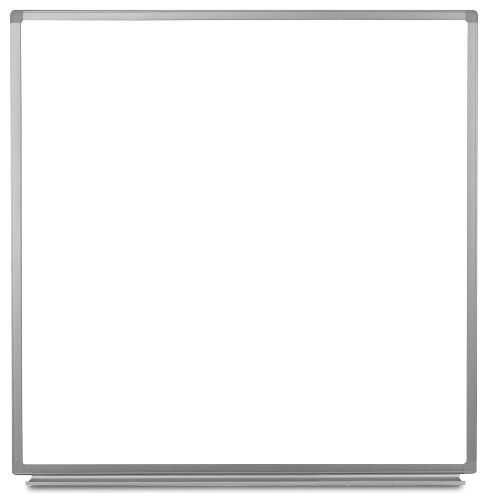 Luxor WB4848W 48"x48" Wall Mounted Magnetic Whiteboard