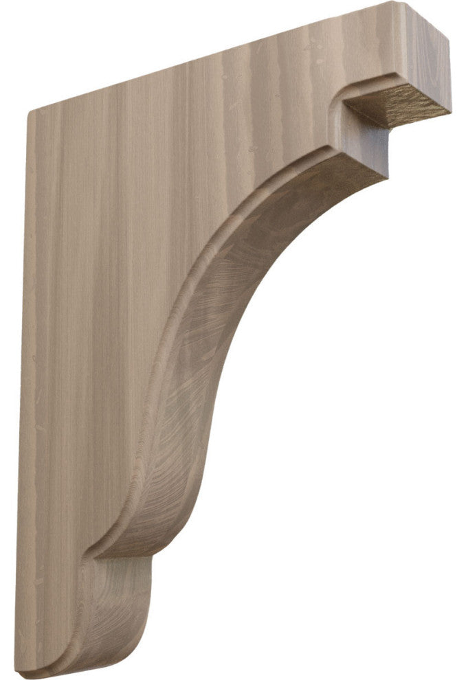1 3/4"W x 7 1/4"D x 9 1/2"H Bedford Wood Bracket, Walnut