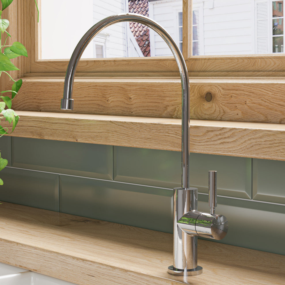 ALFI brand AB5008-PSS Polished Stainless Steel Goose Neck Water Dispenser