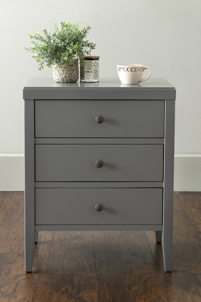 East at Main Webb Acacia Wood Rectangle Accent Table, Gray