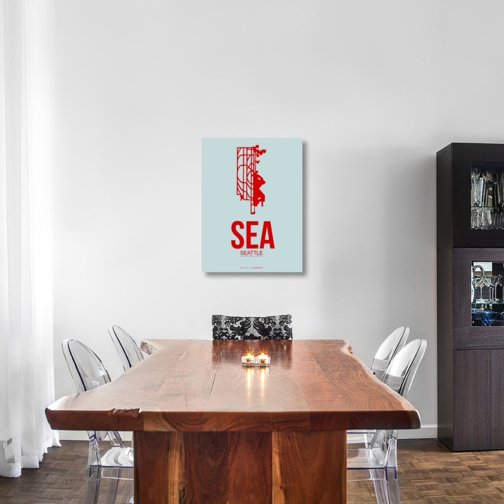 "SEA Seattle Poster 1" Fine Art Print