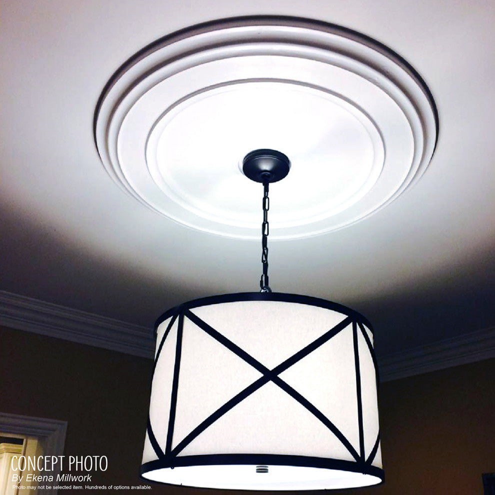 8"OD x 3 7/8"ID x 1/2"P Daniela Ceiling Medallion