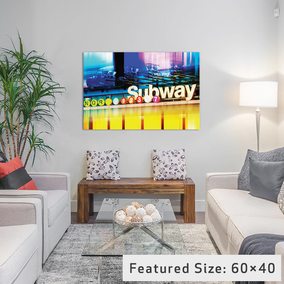 "Urban Stretch Series NYC Subway" by Philippe Hugonnard, 40x26x1.5