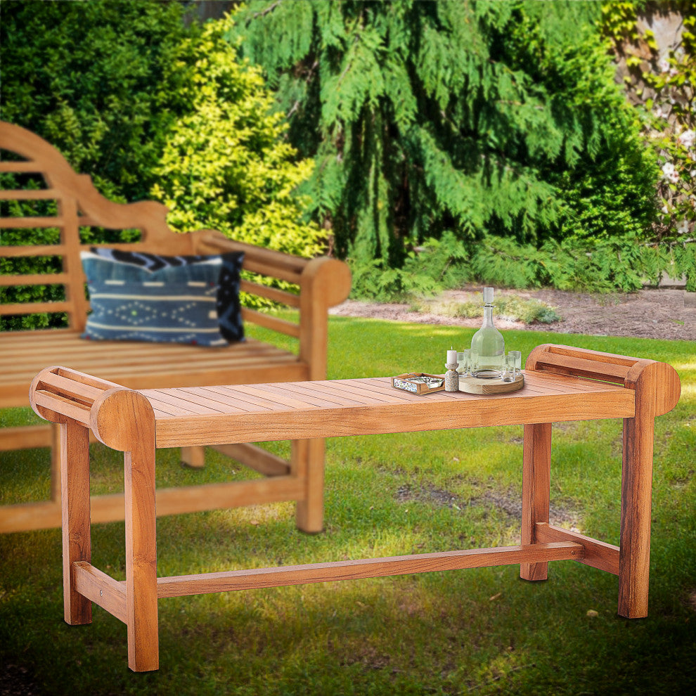 Teak Wood Lutyens Outdoor Patio Coffee Table made from A-Grade Teak Wood