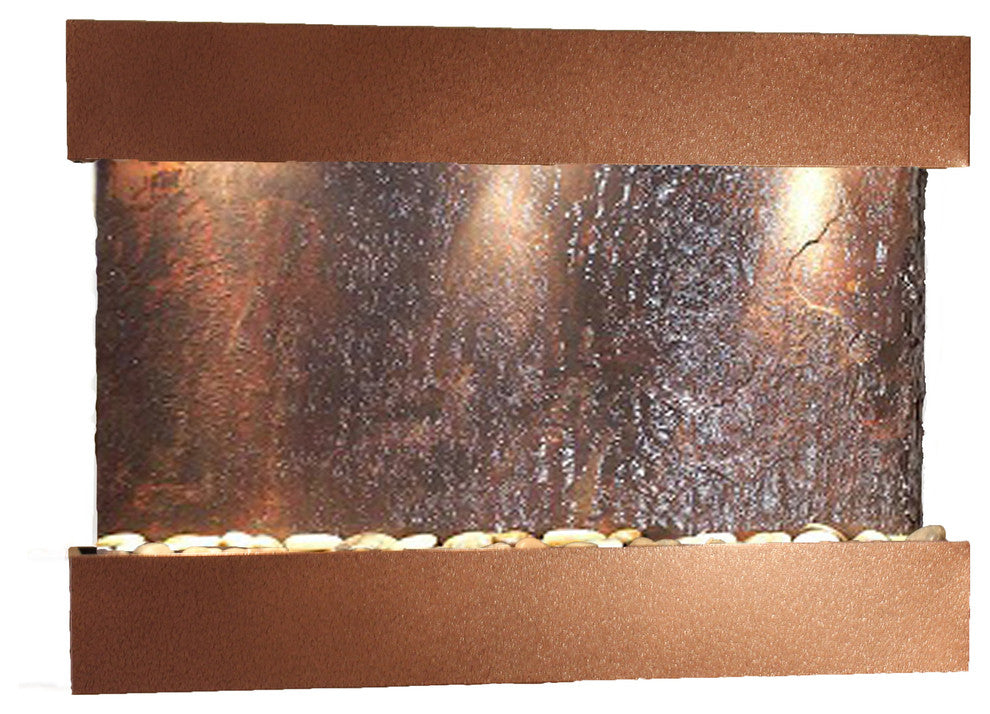 Reflection Creek Water Feature by Adagio, Natural Muli-Color Slate, Woodland Bro