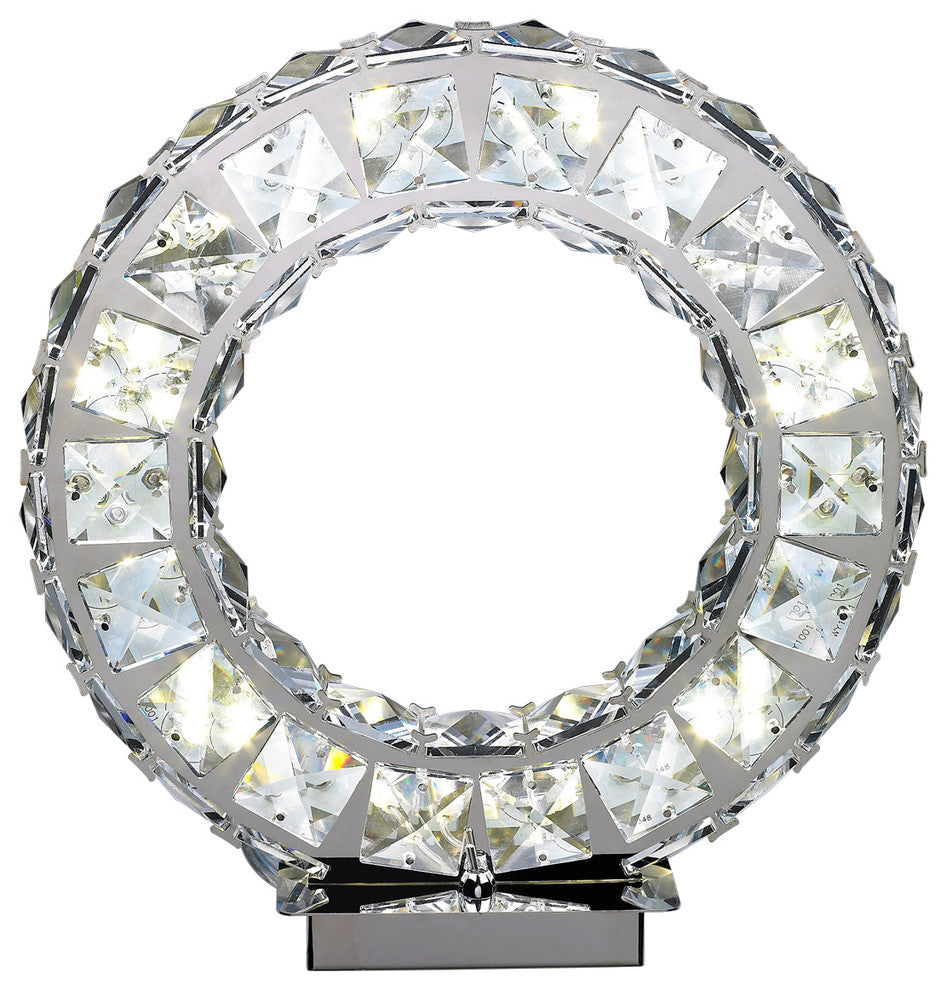 Crystal Extravaganza Integrated LED Table Lamp