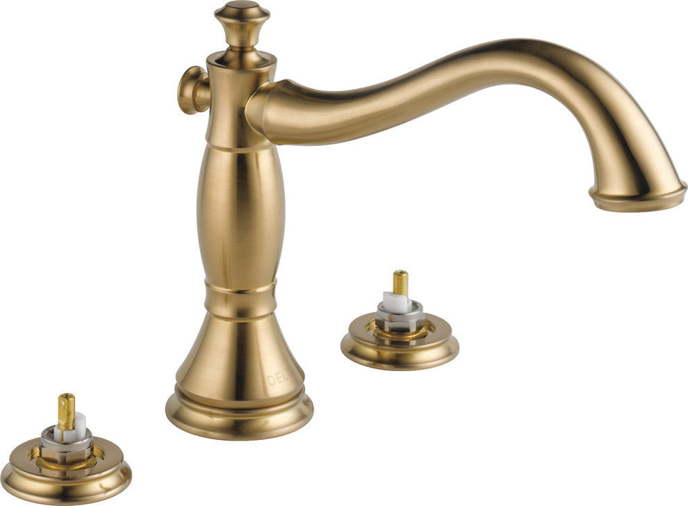 Delta Cassidy Roman Tub Trim, Less Handles, Champagne Bronze, T2797-CZLHP