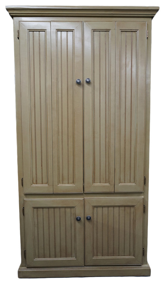 Eagle Furniture Coastal Computer Armoire Work Station, Autumn Sage