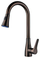 Mora Deck Mounted Kitchen Sink Faucet With Pull Down Sprayer, Oil Rubbed Bronze