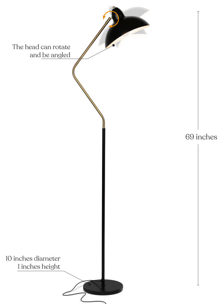 Brightech Swoop LED Floor Lamp