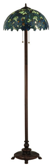 Meyda lighting 124814 63"H Nightfall Wisteria Floor Lamp