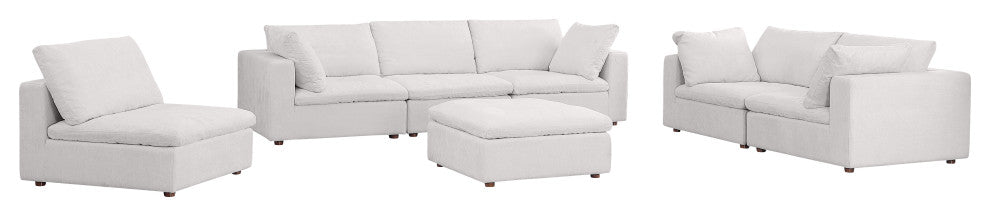 Dante Modular Sofa,Loveseat and Chair in Genuine Belfast Fabric