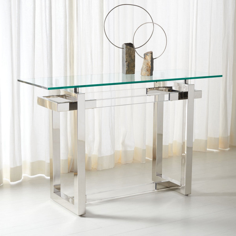 Safavieh Montrelle Acrylic Console Table Silver