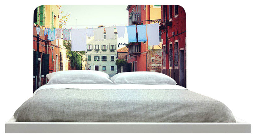 "Laundry In The Town" Headboard