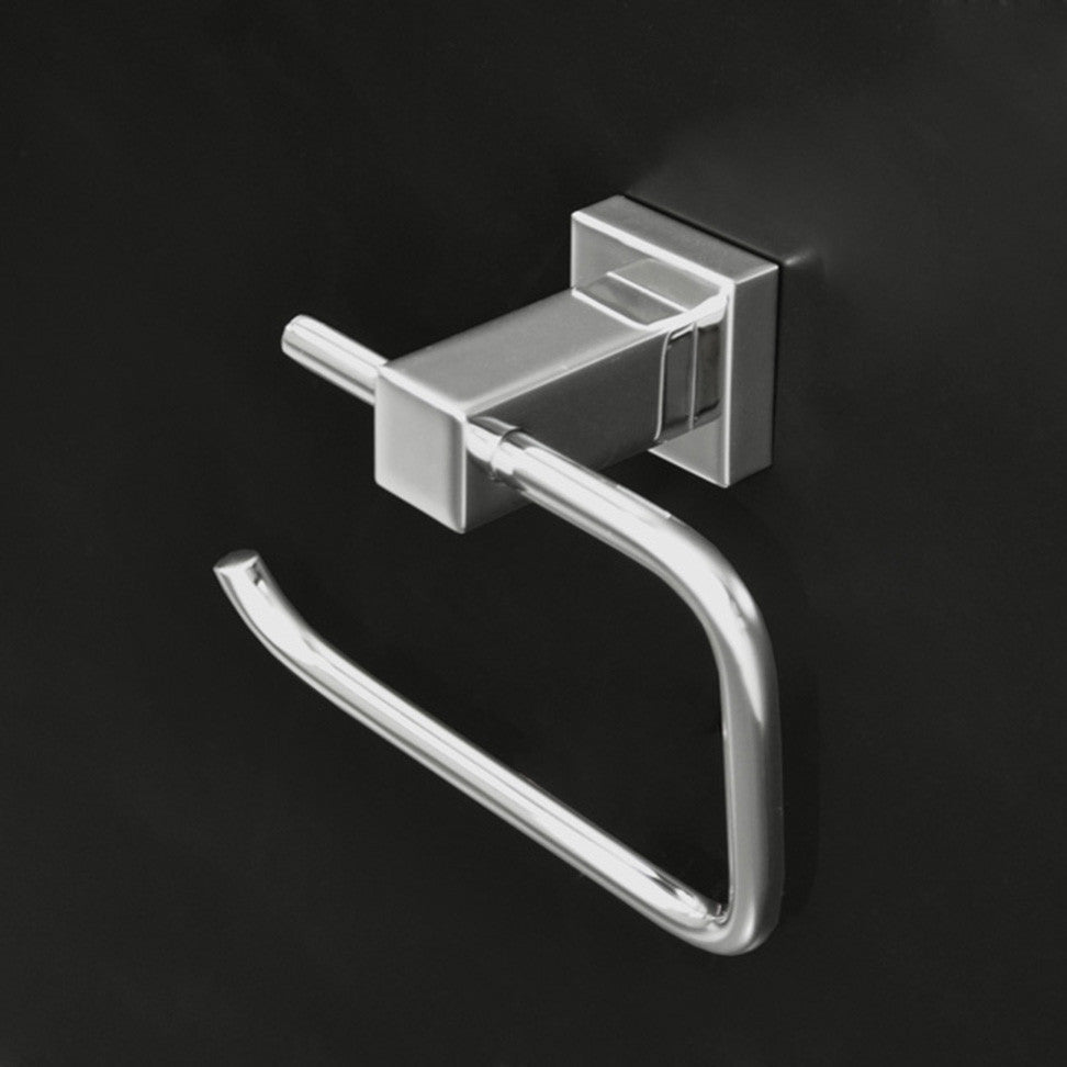 Lacava Kubista Collection Wall-mount 6 1/8 Toilet Paper Holder, Polished Chrome