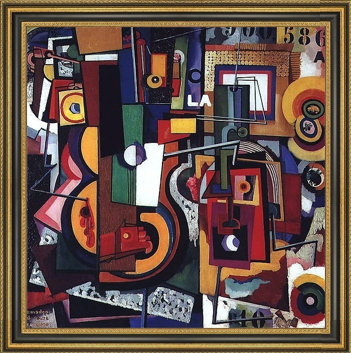 Amadeu De Sousa Cardoso Pintura, 16" x 16" Framed, 16 X 16