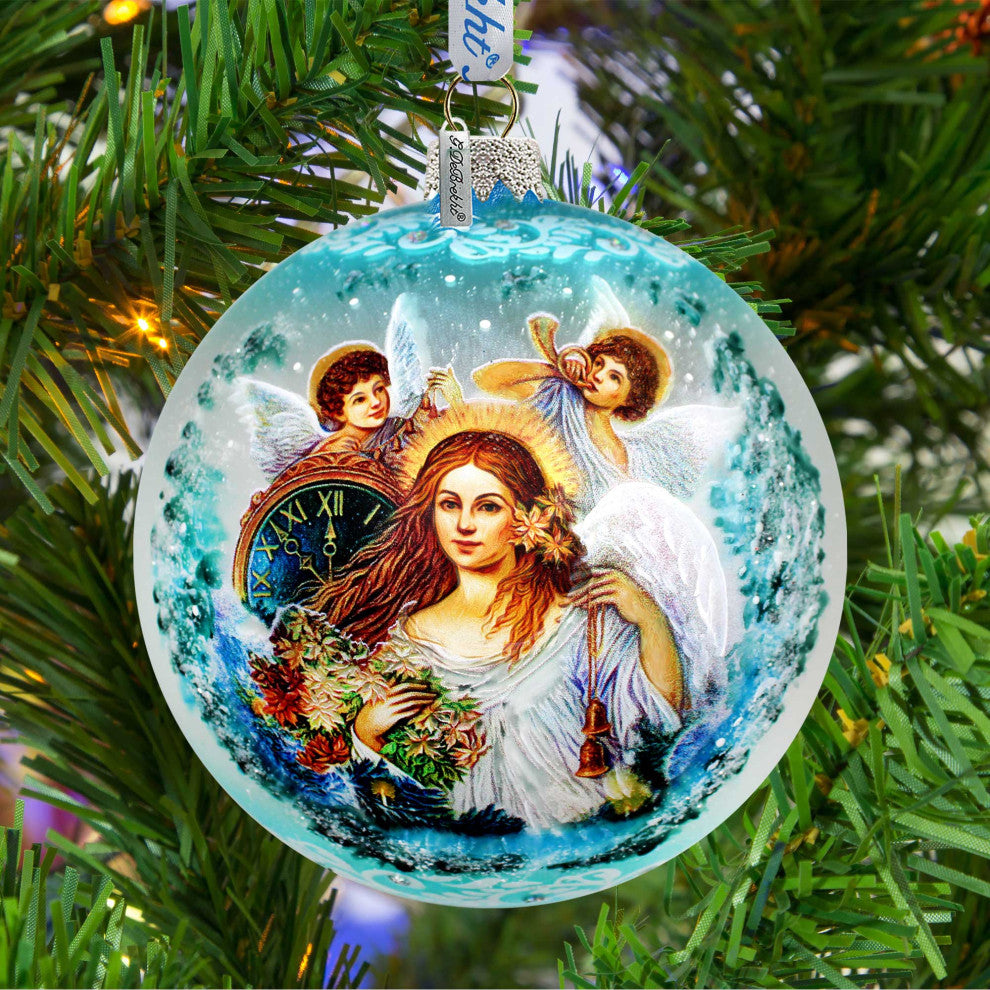 Christmas Angel Glass Ornament Limited Edition