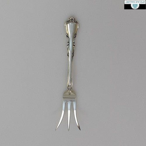 Gorham Sterling Silver Rose Tiara Lemon Fork