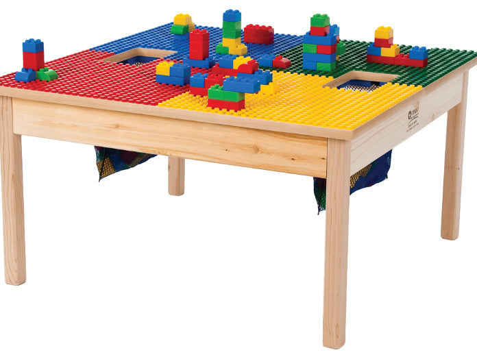 Duplo Compatible Play Table With Storage Bag, 32"x32", Without Play Table Cover