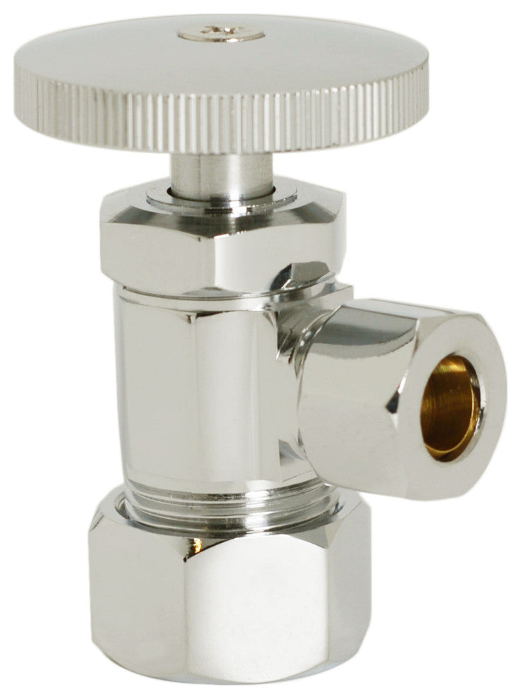 Supply Kit - 5/8" Od X 3/8" Od X 20" Corrugated In Polished Chrome, Polished Nickel