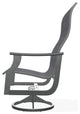 St. Catherine Sling Outdoor Supreme Swivel Rocker, Augustine Pewter/Graphite