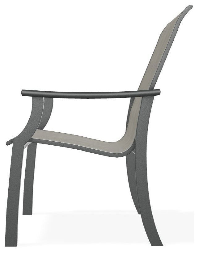 St. Catherine Sling Outdoor Armchair, Smoke/Graphite